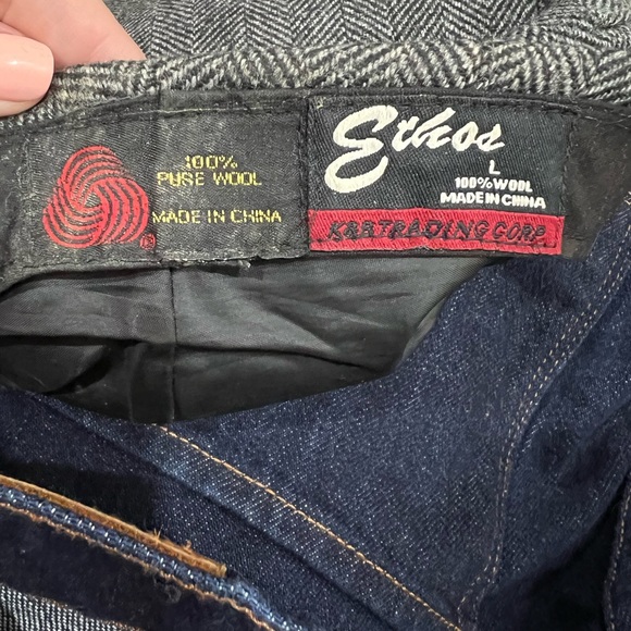 Ethos Wool Newsboy Cabbie 100% Wool - Picture 3 of 3